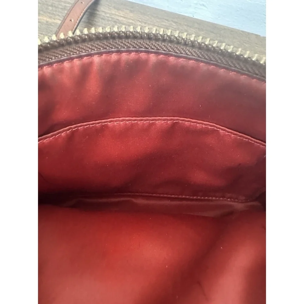 COACH MADISON BROWN LEATHER EAST WEST SWINGPACK‎ BAG